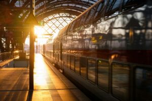 Getting around Dresden by train