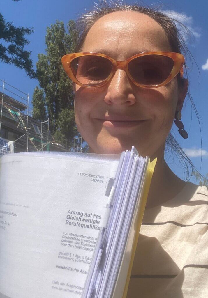 Qualification recognition application - second submission.